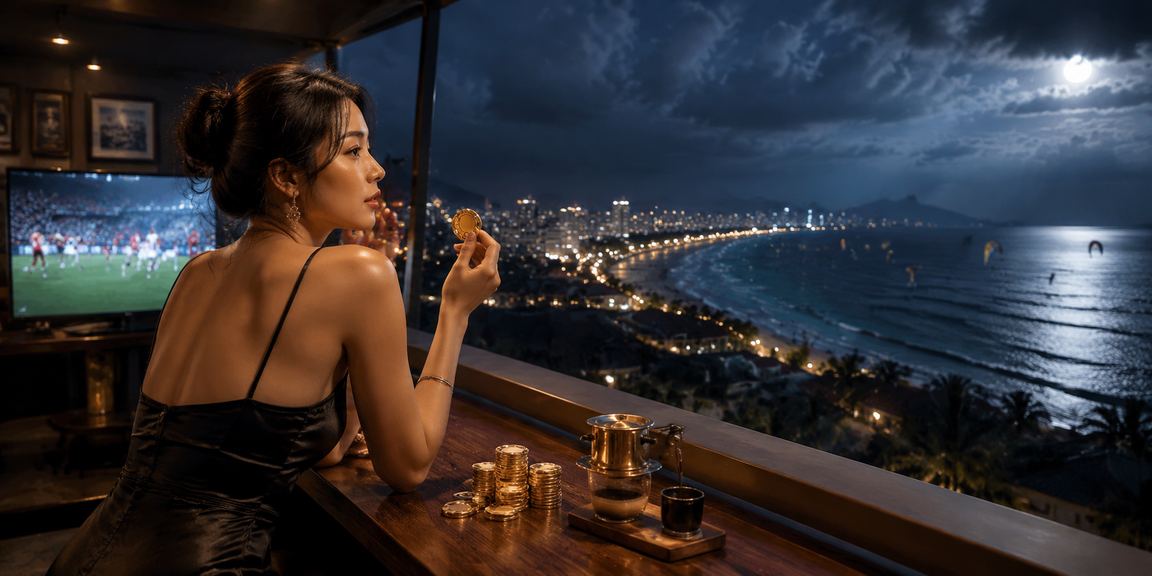 Cảnh Mũi Né kết hợp cà phê và thể thao minh họa thói quen xem moto3 tại Việt Nam